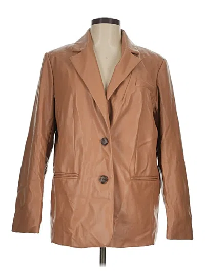Pre-owned A New Day Blazer Jacket In Tan