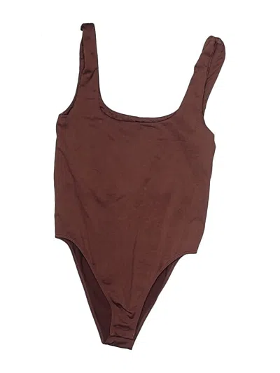 Pre-owned A New Day Bodysuit In Brown