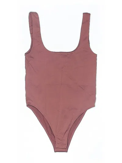 Pre-owned A New Day Bodysuit In Burgundy