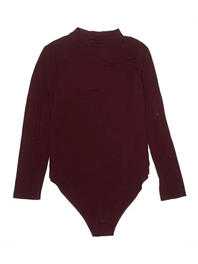 Pre-owned A New Day Bodysuit In Burgundy