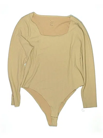 Pre-owned A New Day Bodysuit In Tan