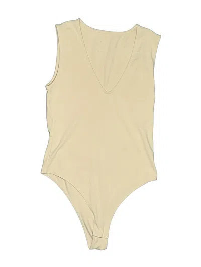 Pre-owned A New Day Bodysuit In Tan