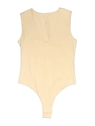 Pre-owned A New Day Bodysuit In Tan