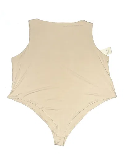 Pre-owned A New Day Bodysuit In Tan