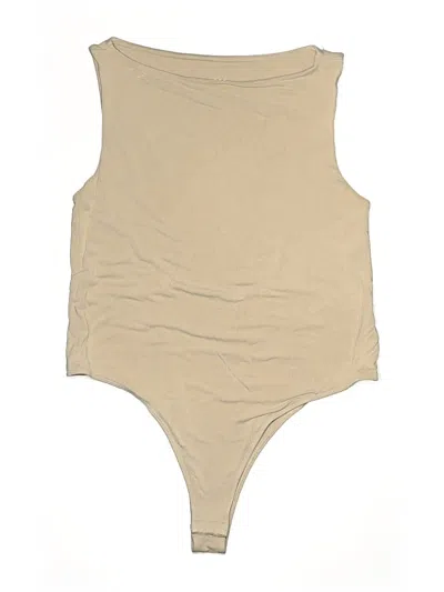 Pre-owned A New Day Bodysuit In Tan