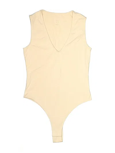Pre-owned A New Day Bodysuit In Tan