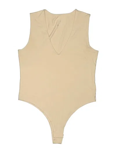 Pre-owned A New Day Bodysuit In Tan