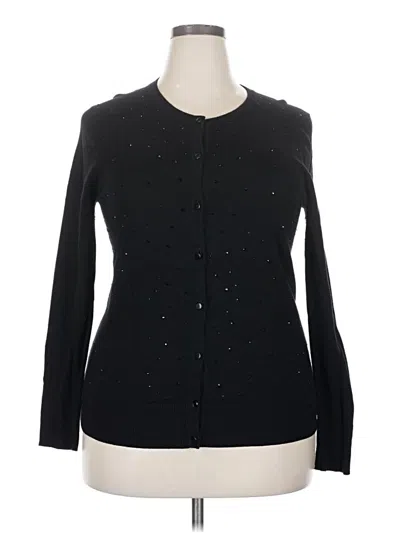 Pre-owned A New Day Cardigan Sweater In Black