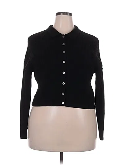 Pre-owned A New Day Cardigan Sweater In Black
