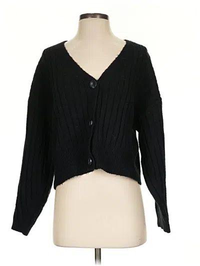 Pre-owned A New Day Cardigan Sweater In Black
