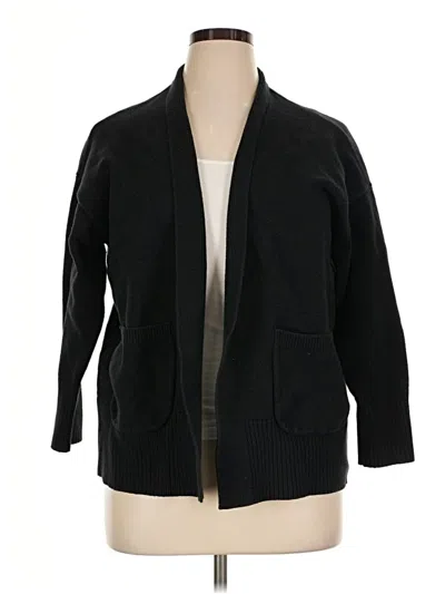 Pre-owned A New Day Cardigan Sweater In Black