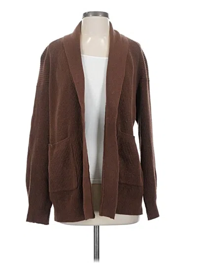 Pre-owned A New Day Cardigan Sweater In Brown
