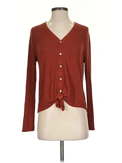 Pre-owned A New Day Cardigan Sweater In Brown