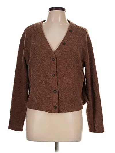 Pre-owned A New Day Cardigan Sweater In Brown