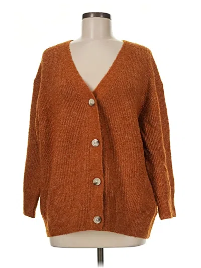 Pre-owned A New Day Cardigan Sweater In Brown