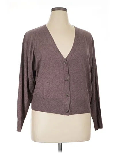 Pre-owned A New Day Cardigan Sweater In Brown
