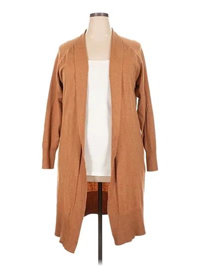 Pre-owned A New Day Cardigan Sweater In Brown