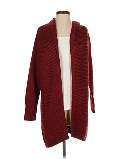 Pre-owned A New Day Cardigan Sweater In Burgundy