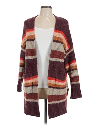 Pre-owned A New Day Cardigan Sweater In Burgundy