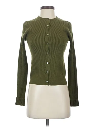 Pre-owned A New Day Cardigan Sweater In Green