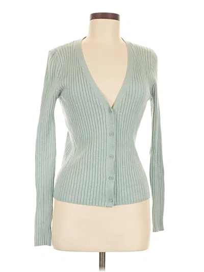 Pre-owned A New Day Cardigan Sweater In Green