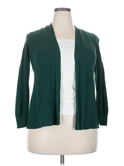 Pre-owned A New Day Cardigan Sweater In Green
