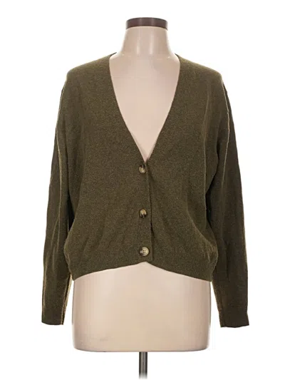 Pre-owned A New Day Cardigan Sweater In Green