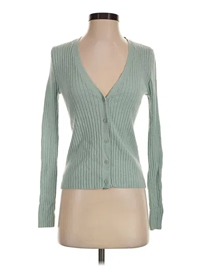Pre-owned A New Day Cardigan Sweater In Green