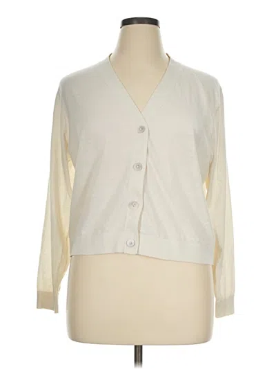 Pre-owned A New Day Cardigan Sweater In Ivory