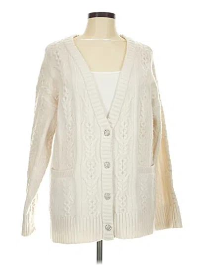 Pre-owned A New Day Cardigan Sweater In Ivory