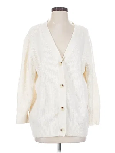Pre-owned A New Day Cardigan Sweater In Ivory