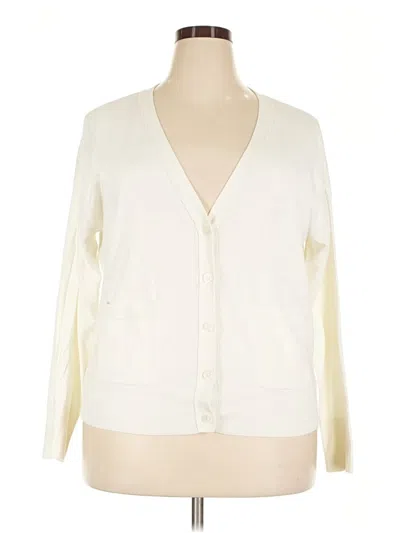 Pre-owned A New Day Cardigan Sweater In Ivory