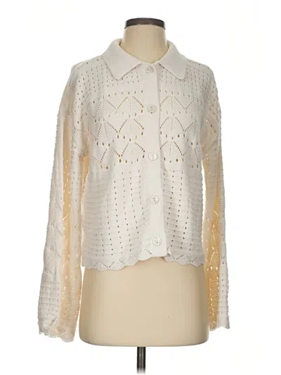 Pre-owned A New Day Cardigan Sweater In Ivory