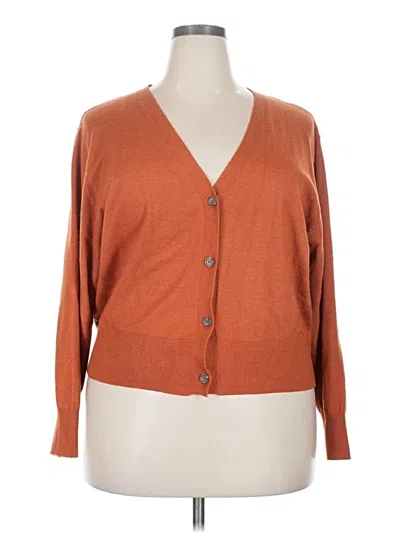 Pre-owned A New Day Cardigan Sweater In Orange