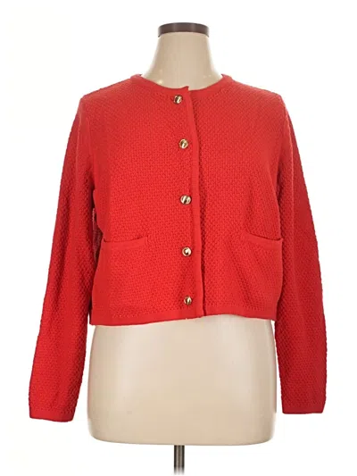 Pre-owned A New Day Cardigan Sweater In Red