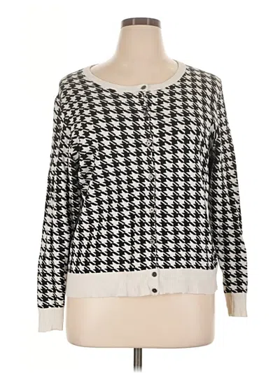 Pre-owned A New Day Cardigan Sweater In Silver