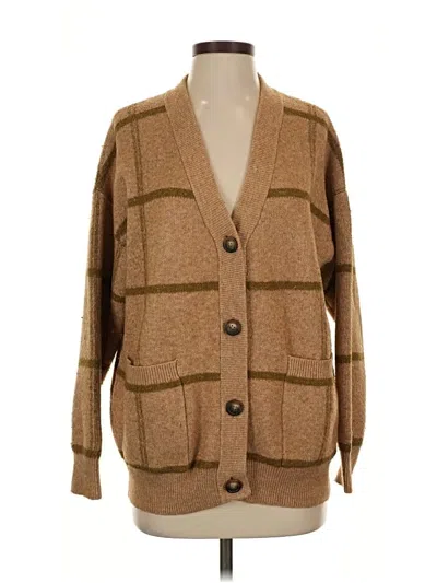 Pre-owned A New Day Cardigan Sweater In Tan
