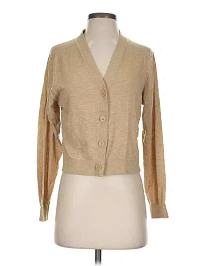 Pre-owned A New Day Cardigan Sweater In Tan
