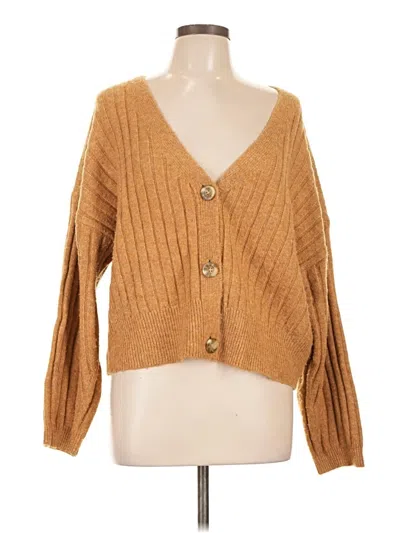 Pre-owned A New Day Cardigan Sweater In Tan