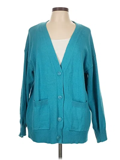 Pre-owned A New Day Cardigan Sweater In Teal