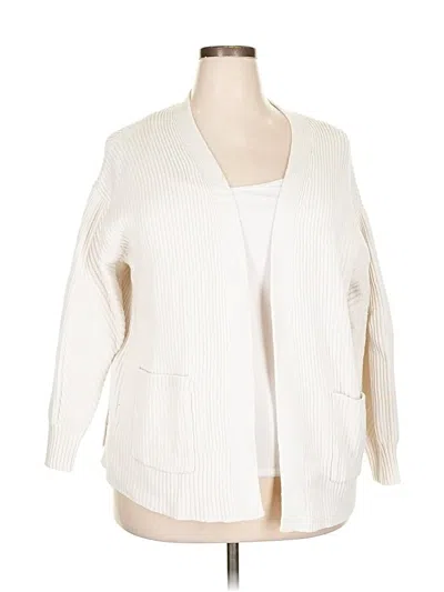 Pre-owned A New Day Cardigan Sweater In White