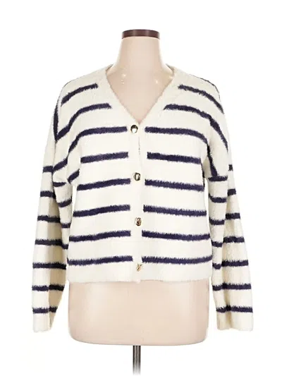 Pre-owned A New Day Cardigan Sweater In White