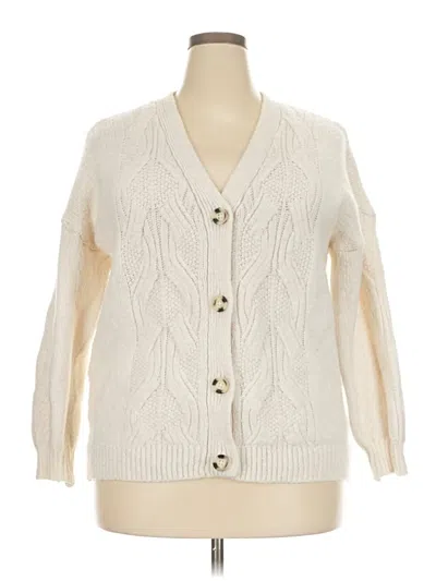 Pre-owned A New Day Cardigan Sweater In White