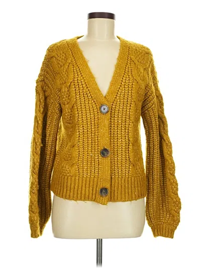 Pre-owned A New Day Cardigan Sweater In Yellow