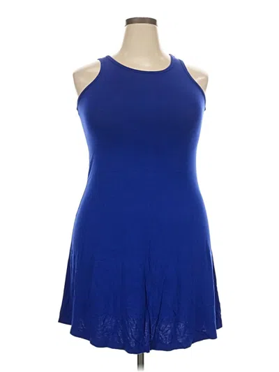 Pre-owned A New Day Casual Dress In Blue