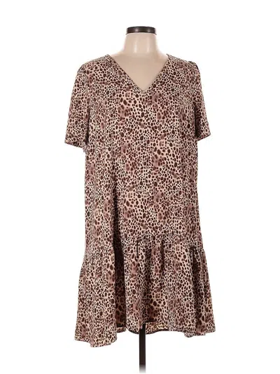 Pre-owned A New Day Casual Dress In Brown