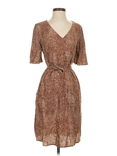 Pre-owned A New Day Casual Dress In Brown