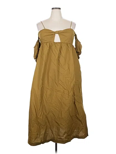 Pre-owned A New Day Casual Dress In Brown