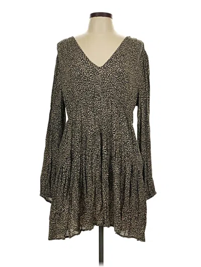 Pre-owned A New Day Casual Dress In Brown