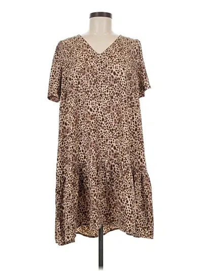 Pre-owned A New Day Casual Dress In Brown